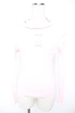 画像1: MILK / トリプルリボントップス  ベビーピンク Y-25-12-23-067-ML-TO-SZ-ZY