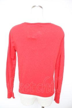 画像2: Emily Temple cute / ハート刺繍カーディガン  赤 Y-25-12-23-068-ET-TO-SZ-ZY