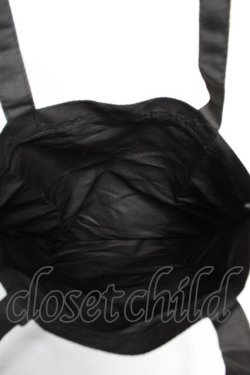 画像3: BABY, THE STARS SHINE BRIGHT / ブラックフリルトートバッグ  黒 Y-25-12-23-008-BA-BG-SZ-ZY