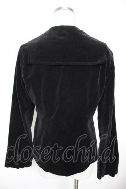 画像2: Emily Temple cute / 別珍ジャケット  黒 Y-25-12-23-085-ET-JA-SZ-ZY