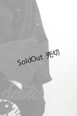 画像4: HANGRY&ANGRY / お顔ポケットドットフリースパーカー  黒 Y-25-12-23-089-HN-TO-SZ-ZY