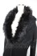 画像3: CIVARIZE / ファー付き接結ニットガウン 46 黒 Y-25-12-23-091-GO-TO-AS-ZY (3)