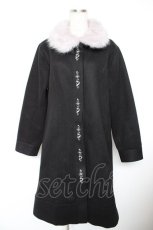 画像1: axes femme / 刺 入りコート  黒 Y-25-12-23-095-AX-CO-SZ-ZTC036 (1)