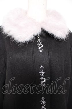 画像3: axes femme / 刺 入りコート  黒 Y-25-12-23-095-AX-CO-SZ-ZY