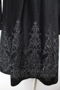 画像3: axes femme / バラ刺繍フード付コート L 黒 Y-25-12-23-096-AX-CO-SZ-ZY