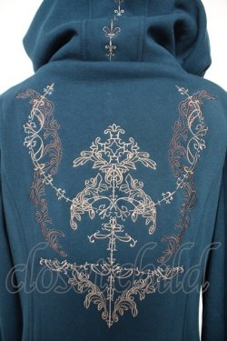 画像3: Rozen Kavalier / ハイネックフード付きロングカーディガン  ブルーグリーン Y-25-12-23-098-OO-TO-SZ-ZY