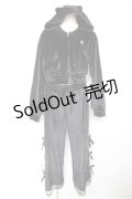 Hauls / お嬢ベロアセットアップ F 黒 Y-25-12-23-104-LO-OP-SZ-ZY