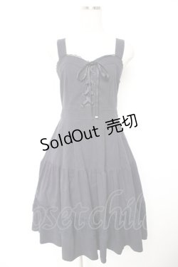 画像1: axes femme / ティアードジャンドレ F 紺 Y-25-12-23-119-AX-OP-SZ-ZY