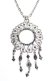 画像1: GOTH / ドリームキャッチャーモチーフネックレス  黒 Y-25-12-23-002-GO-AC-SZ-ZY (1)