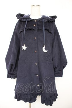 画像1: To Alice / 星と月の魔法使いコート  紺 Y-25-12-23-124-LO-CO-SZ-ZY