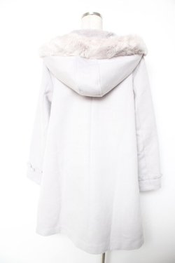 画像2: Secret Honey / ハートボタンフリルヨークコート 2 グレー Y-25-12-23-129-CA-CO-SZ-ZY