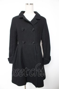 画像1: MILK / フレアコート  黒 Y-25-12-23-131-ML-CO-AS-ZY