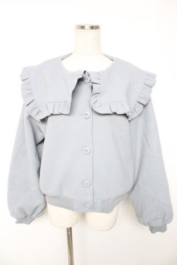 画像1: merry jenny / フリルセーラーブルゾン F アイスブルー Y-25-12-23-135-LO-CO-SZ-ZY