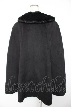 画像2: axes femme / 3WAY襟ケープコート M 黒 Y-25-12-23-136-AX-CO-SZ-ZY