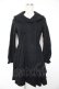 画像1: LODISPOTTO / リボン衿フレアーコート M 黒 Y-25-12-23-138-LO-CO-SZ-ZY (1)