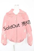 PINK HOUSE / パイナップルワッペンブルゾン  赤 Y-25-12-23-139-LO-CO-SZ-ZY