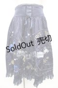 LeMiroie / Night on the Galactic Railroadスカート L ネイビー Y-25-12-23-146-LO-SK-SZ-ZI