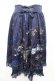 画像2: LeMiroie / Night on the Galactic Railroadスカート L ネイビー Y-25-12-23-146-LO-SK-SZ-ZY (2)