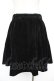 画像2: Ank Rouge / パールボタンベロアフレアスカート M 黒 Y-25-12-23-149-CA-SK-SZ-ZY (2)