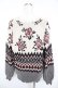 画像2: axes femme NOSTALGIE / 薔薇柄ニット  グレー Y-25-12-23-025-AX-TO-SZ-ZY (2)