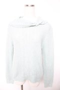 axes femme / リボンネック風ニット M ミント Y-25-12-23-029-AX-TO-SZ-ZY