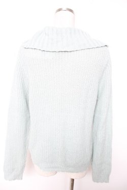 画像2: axes femme / リボンネック風ニット M ミント Y-25-12-23-029-AX-TO-SZ-ZY