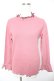 画像1: axes femme / 袖レース配色メローフリルプルオーバー F ピンク Y-25-12-23-036-AX-TO-SZ-ZS (1)