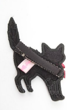 画像2: Angelic Pretty / Little Catクリップ  ブラック Y-25-12-25-052-AP-AC-SZ-ZY