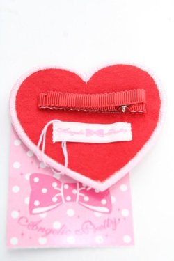 画像2: Angelic Pretty / Love Heartラメクリップ  レッド×ピンク Y-25-12-25-056-AP-ZA-SZ-ZY
