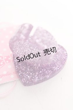 画像2: Angelic Pretty / Deco Heartリング  ラベンダー Y-25-12-25-007-AP-AC-SZ-ZY