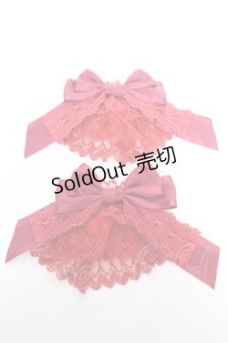 画像1: Angelic Pretty / お姫様レースカフス  ワイン Y-25-12-25-071-AP-ZA-SZ-ZY