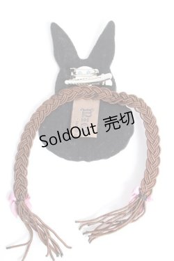 画像2: microcosm / kaiko三つ編み刺繍ブローチ   Y-25-12-25-075-PU-ZA-SZ-ZY