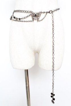 画像1: Ozz On / バタフライチェーンベルト  ガンメタ Y-25-12-25-076-OO-ZA-SZ-ZY