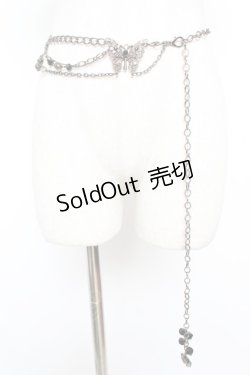 画像1: Ozz On / バタフライチェーンベルト  ガンメタ Y-25-12-25-076-OO-ZA-SZ-ZY