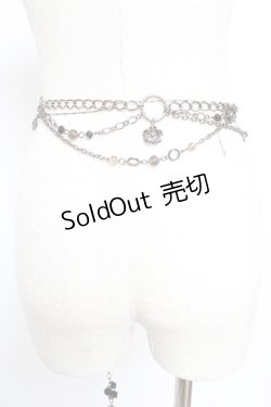 画像2: Ozz On / バタフライチェーンベルト  ガンメタ Y-25-12-25-076-OO-ZA-SZ-ZY