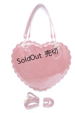 画像2: Snowdrop to Saint Maria / エナメルハートバッグ  ボルドー Y-25-12-25-080-LO-BG-SZ-ZY
