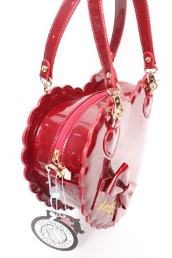 画像3: Snowdrop to Saint Maria / エナメルハートバッグ  ボルドー Y-25-12-25-080-LO-BG-SZ-ZY