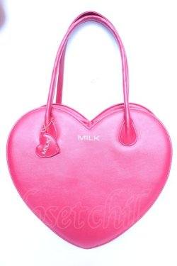 画像1: MILK / 45thハートバッグ  レッド Y-25-12-25-082-ML-BG-SZ-ZY