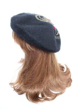 画像3: Angelic Pretty / Antique Crownベレー帽  黒 Y-25-12-25-084-AP-AC-SZ-ZY