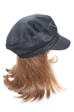 画像4: axes femme POETIQUE / ビット付きキャスケット 57.5cm 黒 Y-25-12-25-085-AX-AC-SZ-ZY