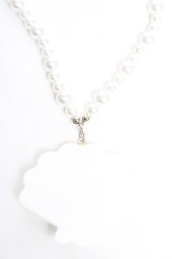 画像2: Angelic Pretty / Chateau d'ecumeネックレス  ホワイト Y-25-12-25-010-AP-AC-SZ-ZY