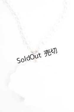 画像2: Angelic Pretty / Chateau d'ecumeネックレス  ホワイト Y-25-12-25-010-AP-AC-SZ-ZY