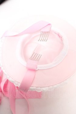 画像5: Angelic Pretty / Airy Heart プレゼントリボンミニハット  ピンク Y-25-12-25-088-AP-AC-SZ-ZY