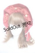 Angelic Pretty / Dramatic Heart ボンネット風カチューシャ  レッド Y-25-12-25-089-AP-AC-SZ-ZY