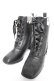 画像1: axes femme / レースアップショートブーツ L 黒 Y-25-12-25-095-AX-SH-SZ-ZY (1)