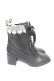 画像4: axes femme / レースアップショートブーツ L 黒 Y-25-12-25-095-AX-SH-SZ-ZY (4)