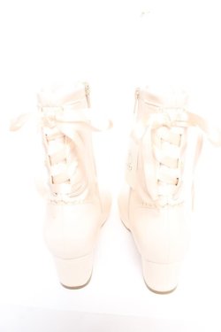 画像3: axes femme POETIQUE / レースアップストレッチブーツ L 生成り Y-25-12-25-097-AX-SH-SZ-ZY