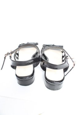 画像3: axes femme POETIQUE / ローヒールリボンサンダル L 黒 Y-25-12-25-100-AX-SK-SZ-ZY