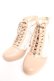 画像1: axes femme / チュールレースアップブーツ M ベージュ Y-25-12-25-102-AX-SH-SZ-ZY (1)