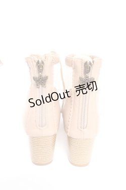 画像3: axes femme / チュールレースアップブーツ M ベージュ Y-25-12-25-102-AX-SH-SZ-ZY